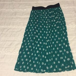 Green Midi skirt